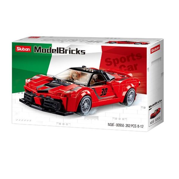 Voiture de couse italienne rouge - Sluban – Image 4