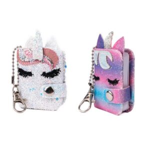 Bloc note Licorne – Blanc/Mauve