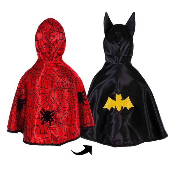 0771877552724-cape-reversible-batman-spiderman---2-3-ans