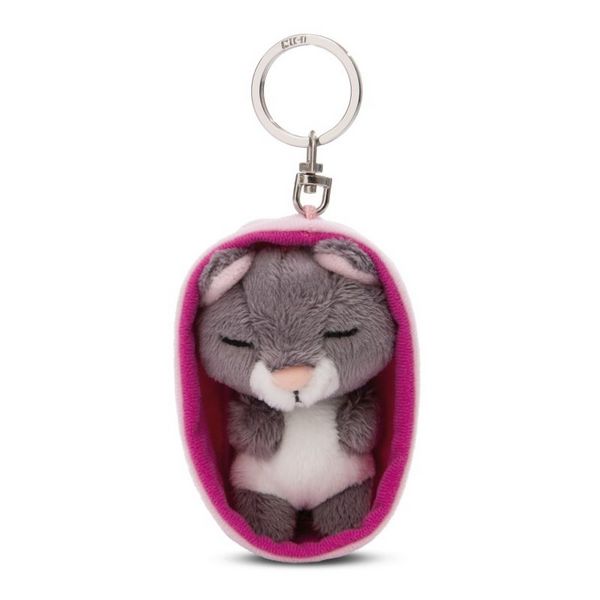 4012390499896-porte-cles-chat-gris---sleeping-pets