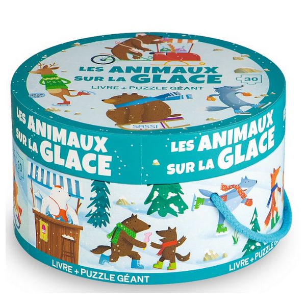 9788830308022-puzzle-livre-les-animaux-sur-la-glace---30-pcs