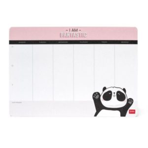 Tapis de souris & Bloc-notes – Panda