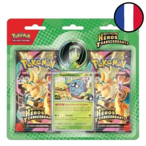 Pokémon – pack de 2 boosters Méga-Évolution – ME2.5 Héros Transcendants +carte Promo – FR