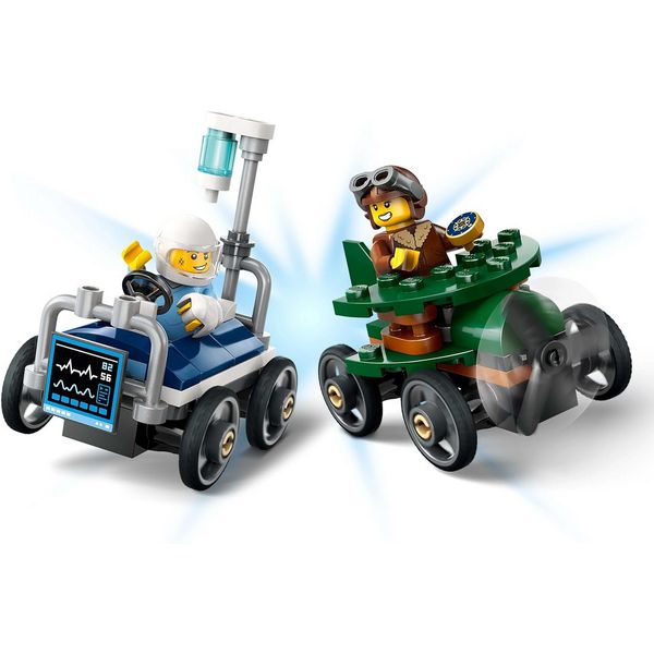 5702017812595-pack-de-bolides-de-course--avion-vs-lit-dhopital---lego-city