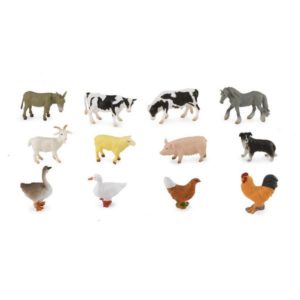 Set de 12 animaux de la ferme – Collecta