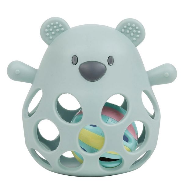 5414673874960-hochet-ours-en-silicone-avec-balle---vert-pastel