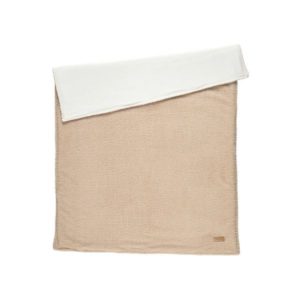 Couverture bébé double face beige – Teddy