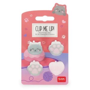Set de 4 Mini Barrettes à Cheveux Kitty – Clip me up!