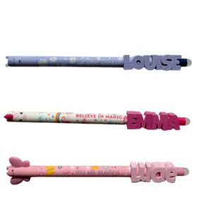 Prénom personnalisé pour stylo effaçable – 6 pcs – Kit 2