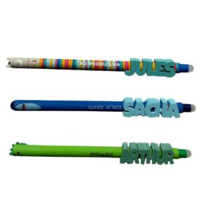 Prénom personnalisé pour stylo effaçable – 6 pcs – Kit 1