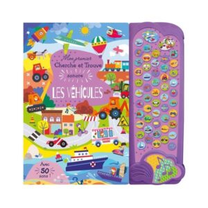 Mon premier cherche et trouve sonore – Les véhicules