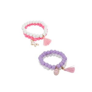 Ensemble de 2 bracelets pastel