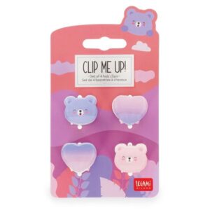 Set de 4 Mini Barrettes à Cheveux Teddy – Clip me up!