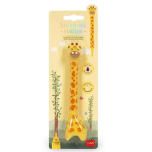 Stylo à bille avec base – Girafe