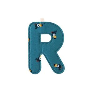 Lettre en tissu R – Toucan