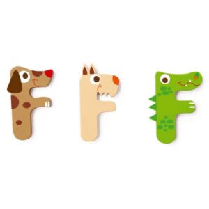 Lettre en bois – F