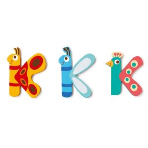 Lettre en bois – K