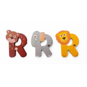 Lettre en bois – R