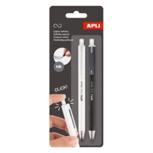Set de crayons Infini rétractables blanc & noir