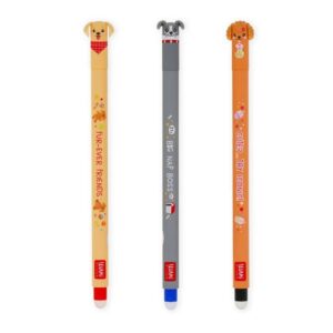 Set de 3 Stylos Effaçables – Chiens – Fur-ever Friends