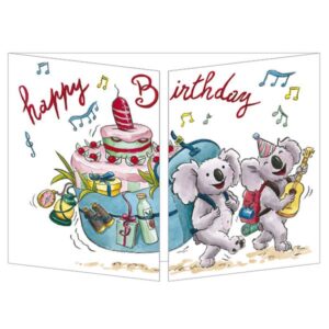 Carte Les koalas campeurs