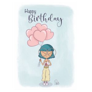 Carte Happy Birthday Popie