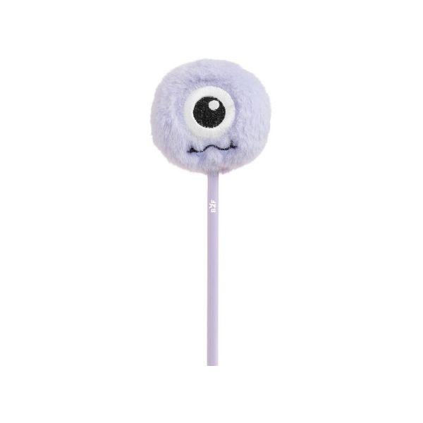 8422593119549-crayon-monstre-mauve-avec-pompon-moelleux
