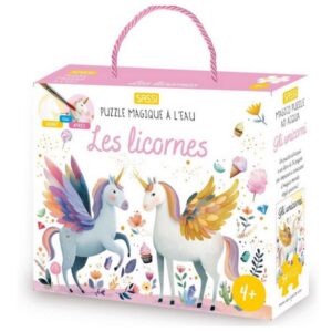 Puzzle magique à l’eau – Les licornes