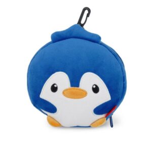 Coussin de Voyage avec Masque de Sommeil – Pingouin