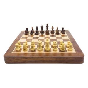 Jeu d’échecs en bois pliant 25 CM