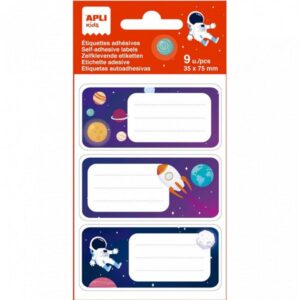 Etiquettes adhésives scolaires – Espace