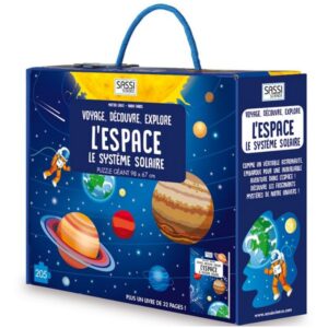 Puzzle + Livre L’espace 200 pcs