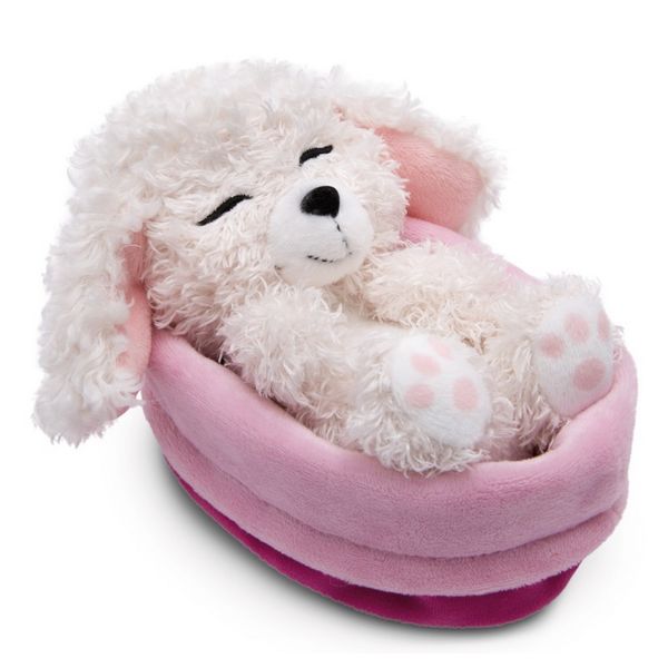 4012390497496-caniche-blanc-dans-son-panier-rose---sleeping-pets