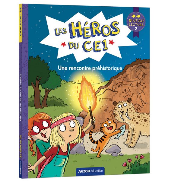 9791039554428-les-heros-de-2e-primaire---niveau-2---une-rencontre-prehistorique