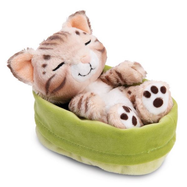 4012390497472-chat-tigre-dans-son-panier-vert---sleeping-pets