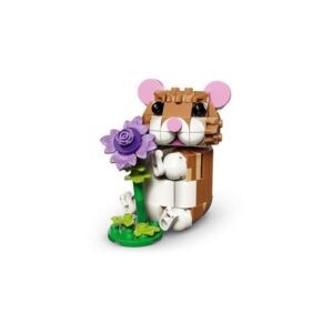 L’adorable hamster et la fleur – Lego