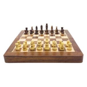 Jeu d’échecs en bois pliant 30 CM
